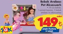 GOKİDY BEBEK ARABASI PET AKSESUARLI OYUNCAK GOKİDY BEBEK ARABASI PET AKSESUARLI OYUNCAK